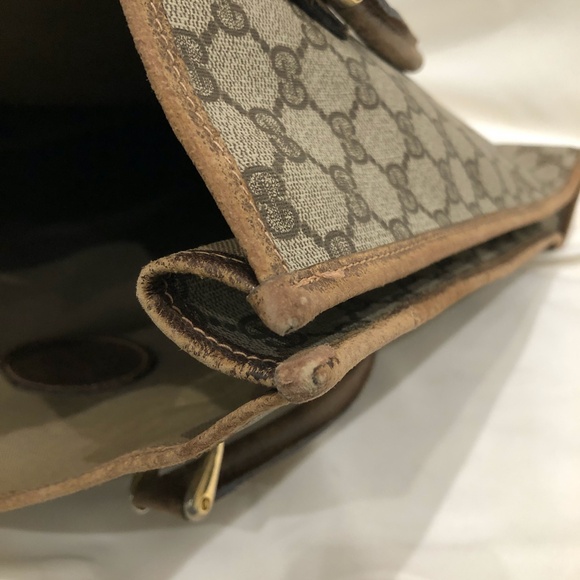 Gucci Beige and Brown vintage Tote Bag - Picture 14 of 15